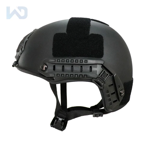 Casco militar Nij Iiia/ Material de fibra de aramida/ Ventas de fábrica/Negro/Verde/Casco balístico rápido