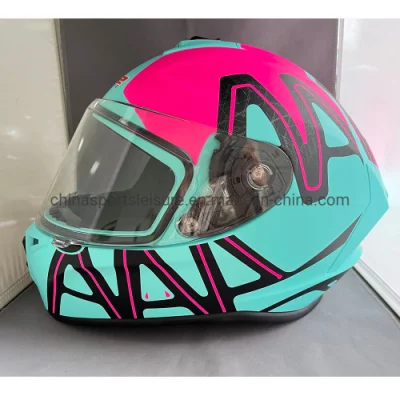 Nuevo diseño de casco de moto integral ABS con certificación ECE 22.06